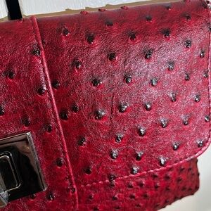 Elegant Red Leather Bag